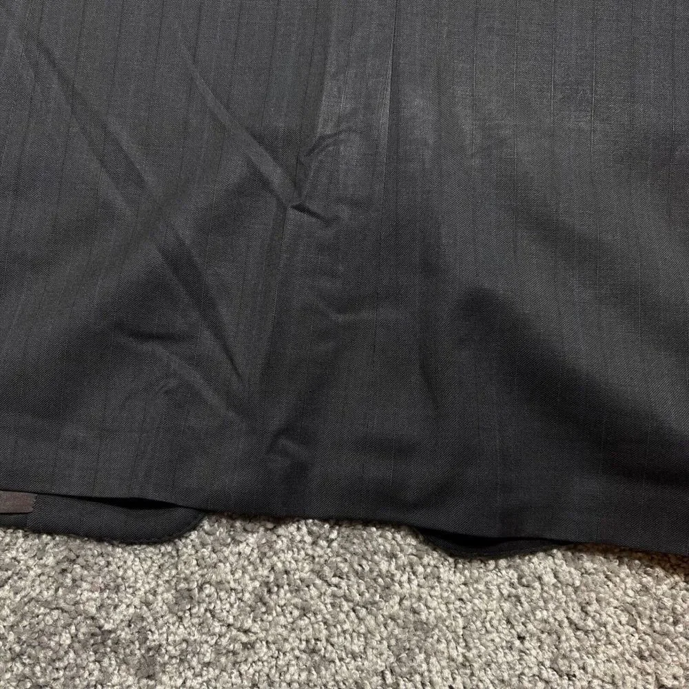 Canali Proposta Sports Coat Mens 42R Black‎ Blazer Jacket Virgin Wool Italy